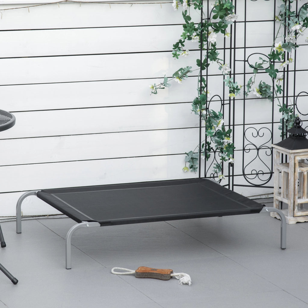 Letto per cani e gatti XL ¨C zephmum ¨C 110x75x20 cm nero tessuto