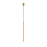 Lampada a sospensione tubo oro satinato Laser 750 Nowodvorski