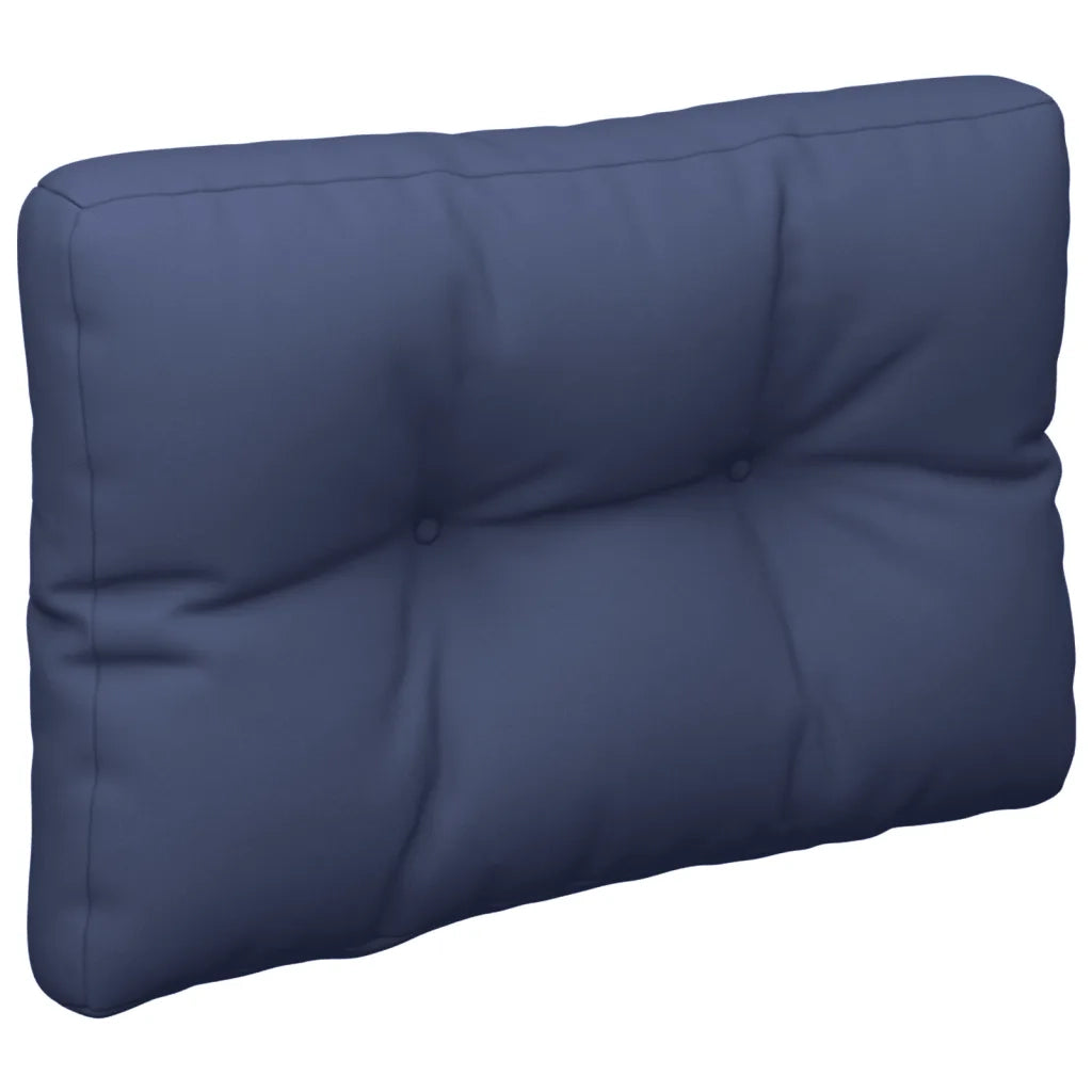 Cuscino per Pallet Blu Marino 60x40x12 cm in Tessuto 377966