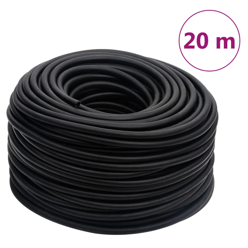 Tubo Aria Ibrido Nero 0,6" 20 m in Gomma e PVCcod mxl 80200