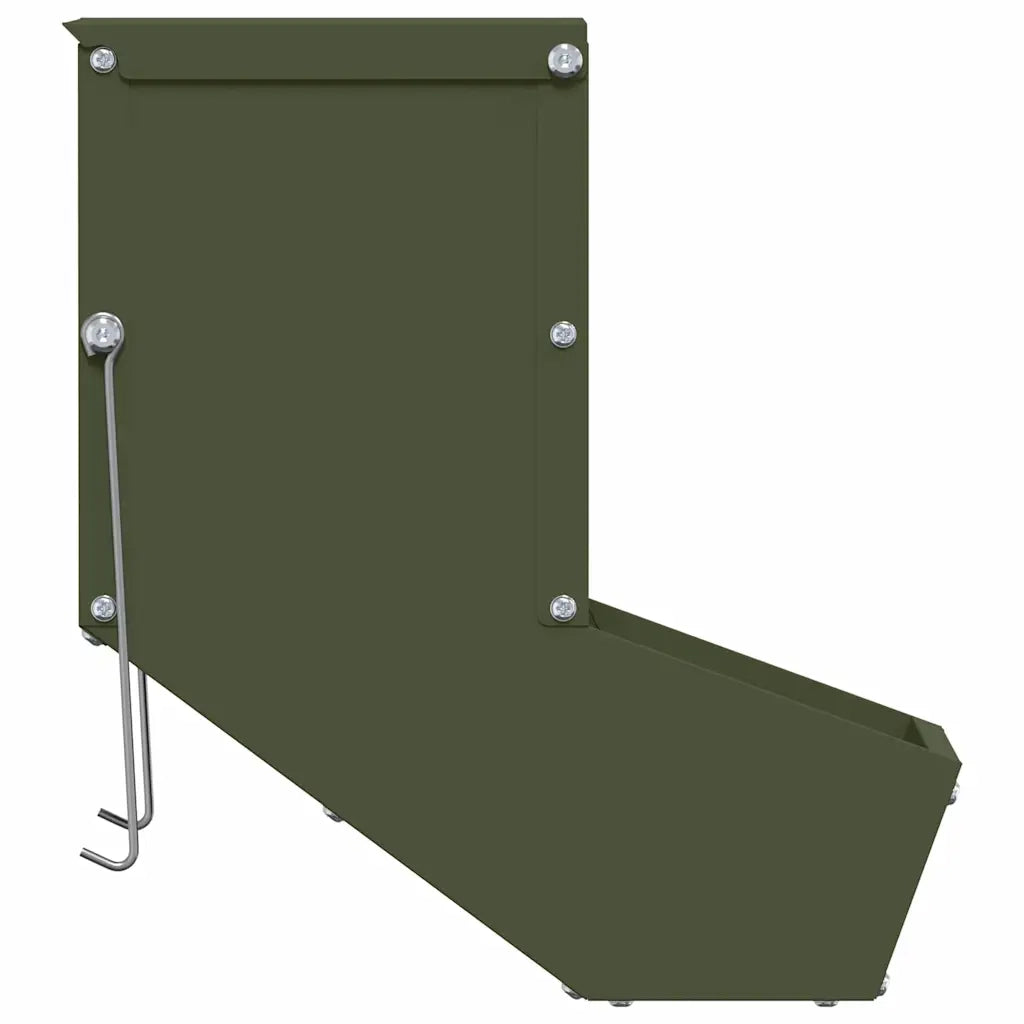 Mangiatore per conigli Verde oliva 17,5 x 26 x 28,5 cm CFW2368100