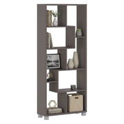 Biblioteca Veniano, Libreria 8 Ripiani, 68x25x161h cm Grigio
