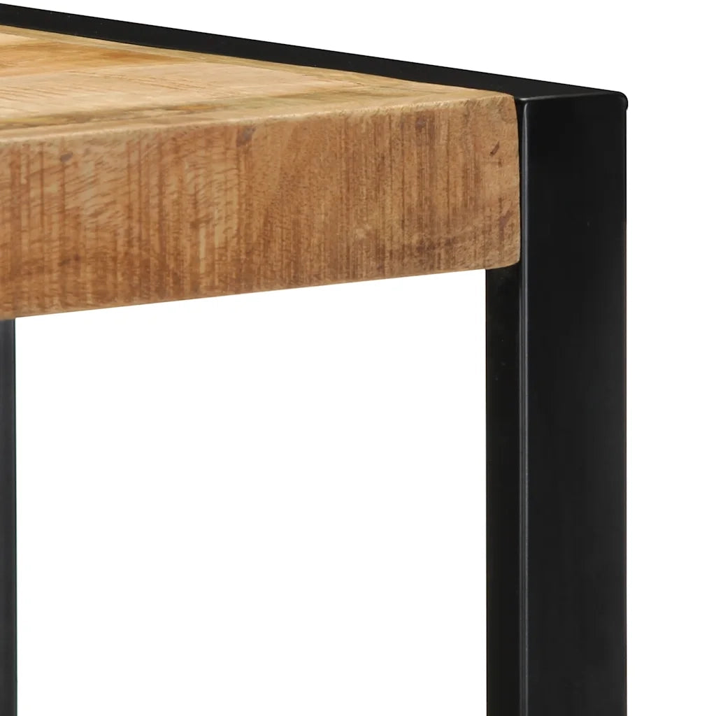 Mensola da Parete 35x35x100cm in Legno Massello di Mango Grezzo 4015935