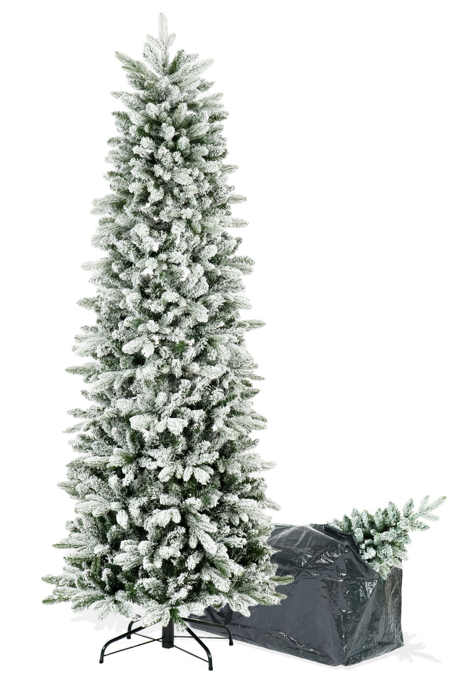 Albero di Natale Enea Innevato 240 cm