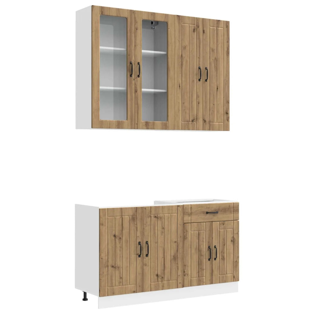 Unità Cucina LUCCA 4 pcs Rovere Artigianale 3438334
