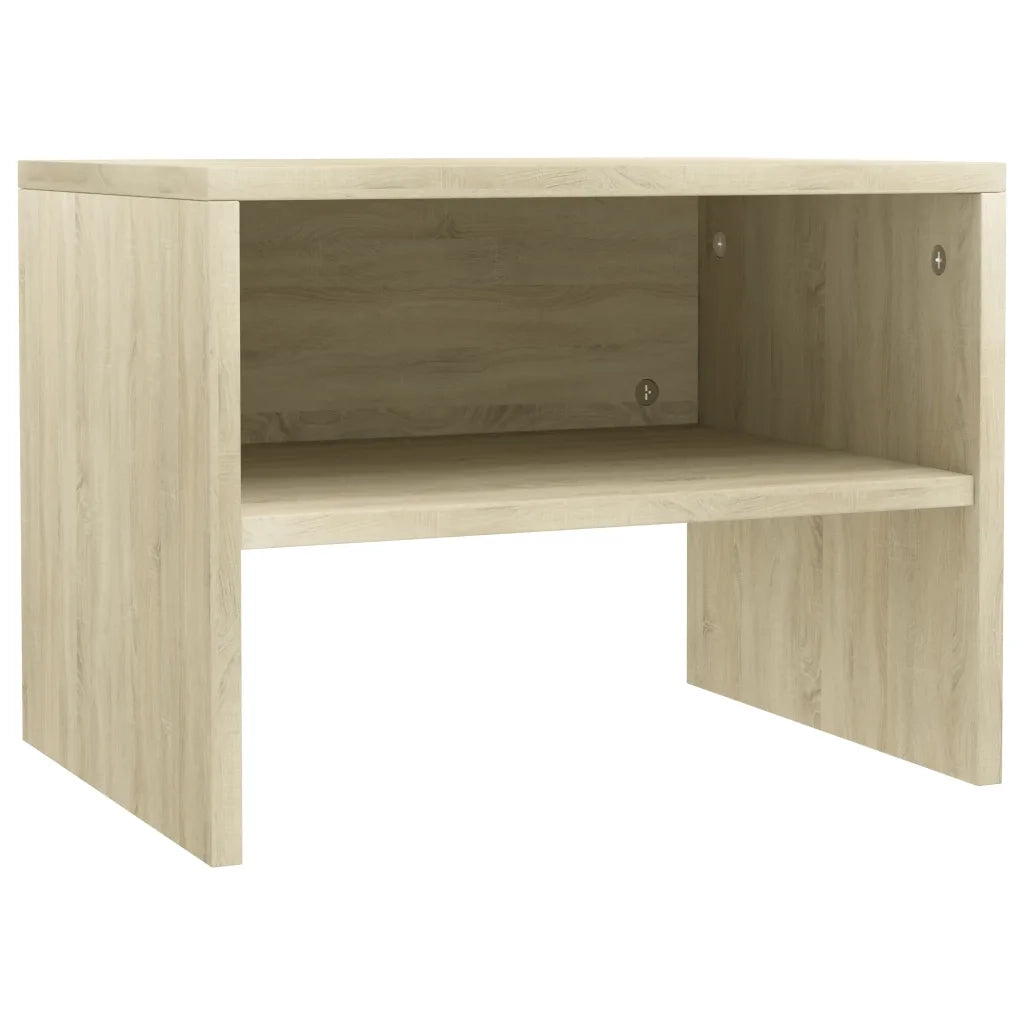 Comodini 2 pz Rovere Sonoma 40x30x30 cm in Legno Multistrato 800070