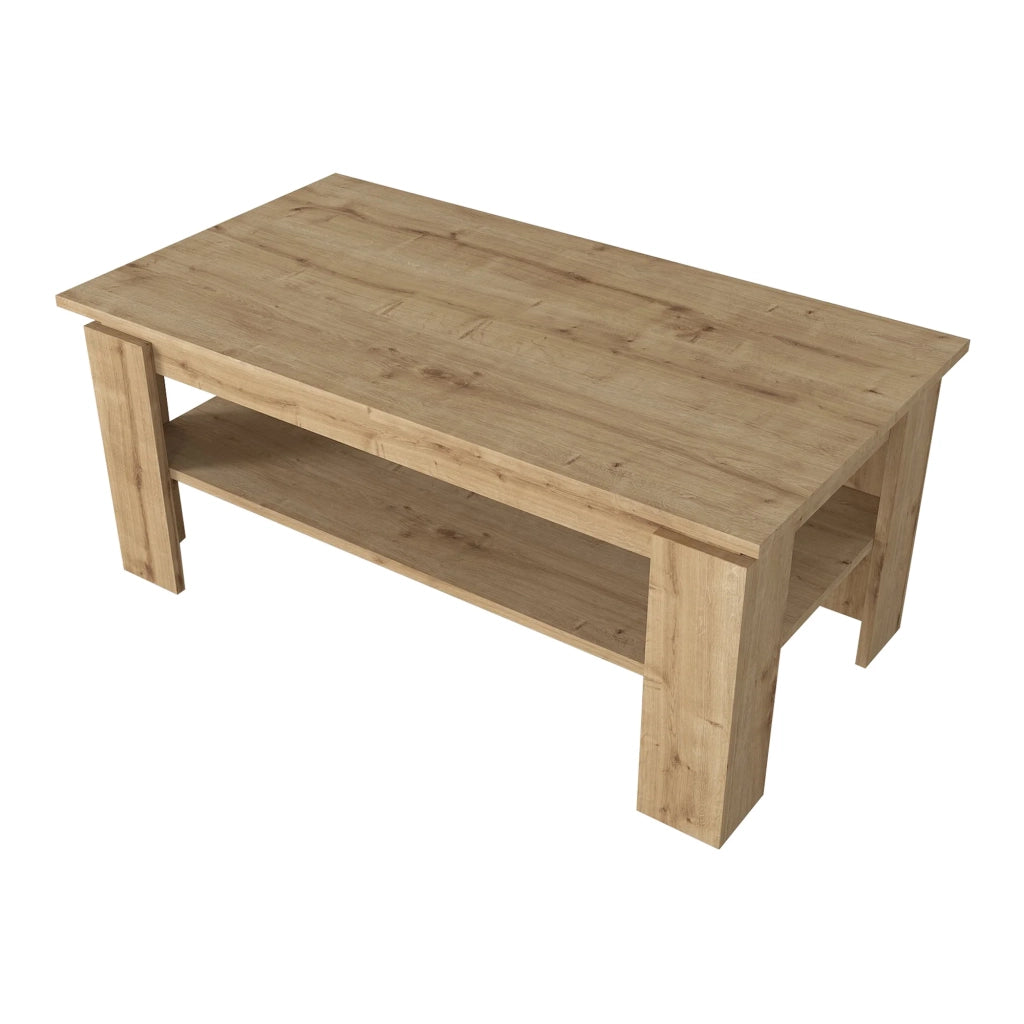 Tavolino/consolle 110 x 60 x 47 cm effetto rovere 03_0010811