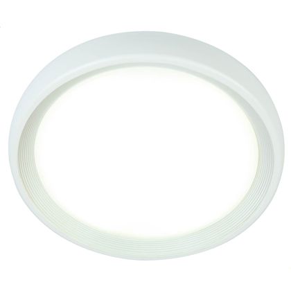 Lampada Plafoniera 18W a Led Smd Tonda Grande Colore Bianco per Esterno Linea Loft Sovil