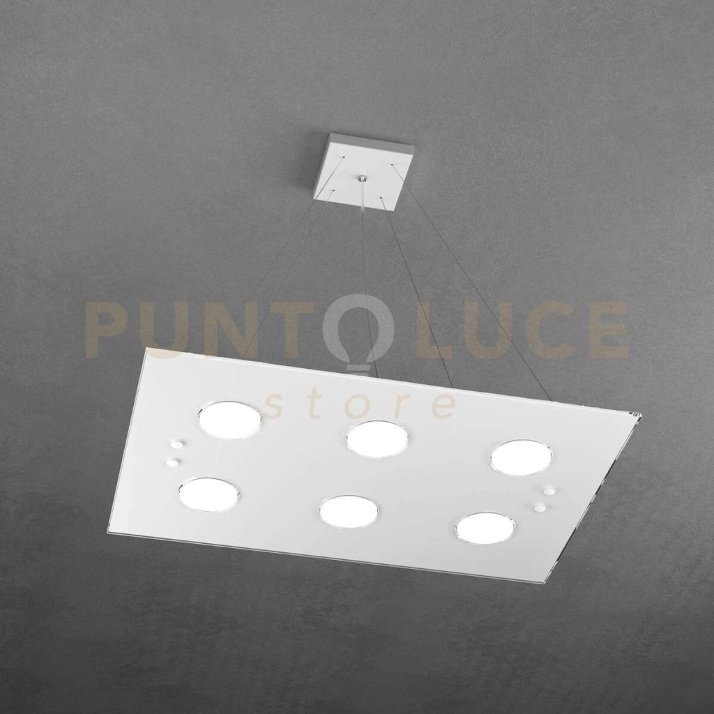 PATH SOSPENSIONE 6 LUCI ATTACCO GX53 BIANCO