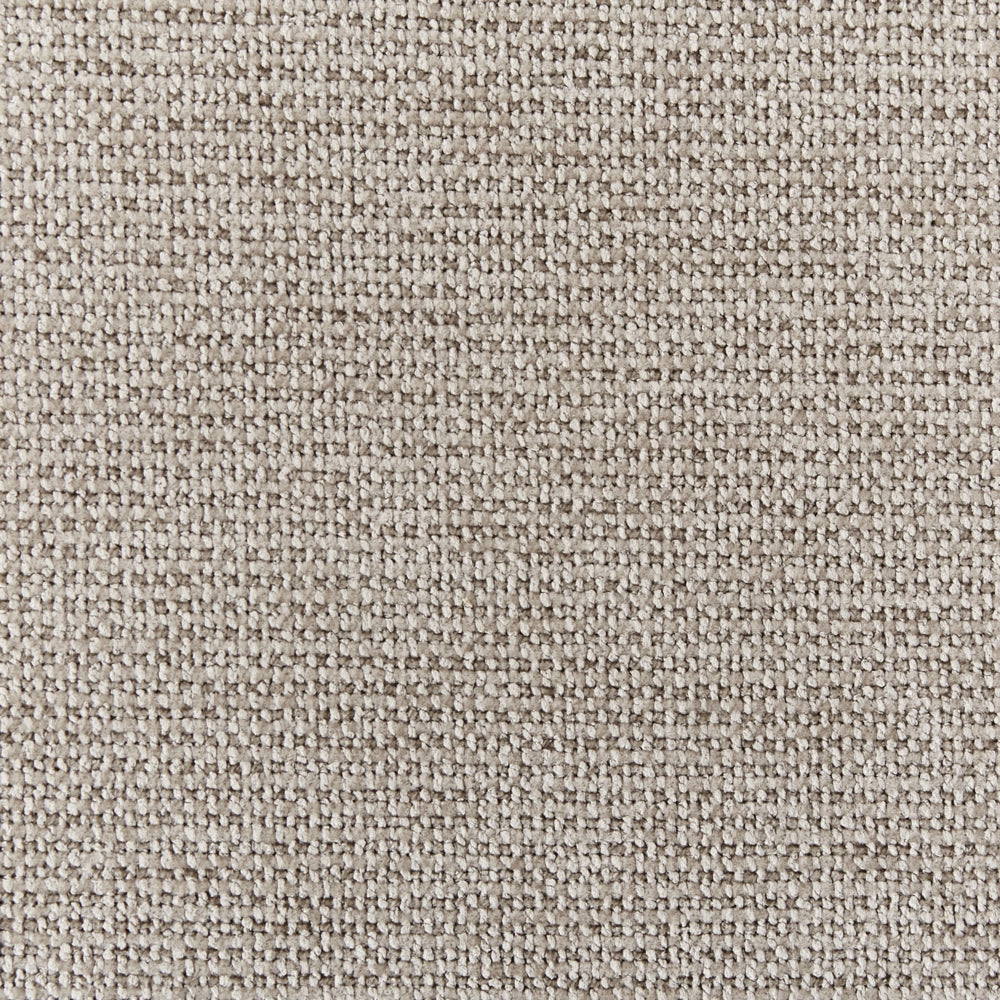 Set di 2 sedie da pranzo Struttura in legno di gomma scuro Seduta in tessuto poliestere taupe Senza braccioli Design retrò