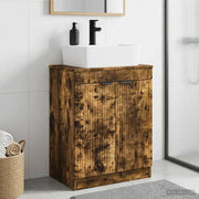 Mobile da bagno con lavabo Rovere Fumo 54 x 35 x 83 cm 890163