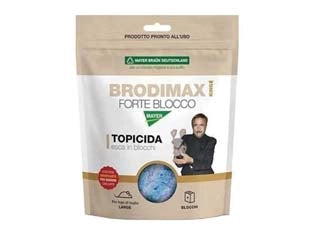 TOPICIDA BRODIMAX FORTE BLOCCO KING- - gr.200 in busta - 36 pezzi MAYER
