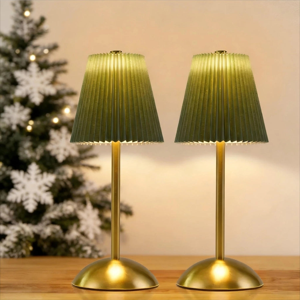 ZMH Lampada da tavolo LED set 2 pezzi wireless touch dimmerabile 3 temperature colore per camera letto soggiorno