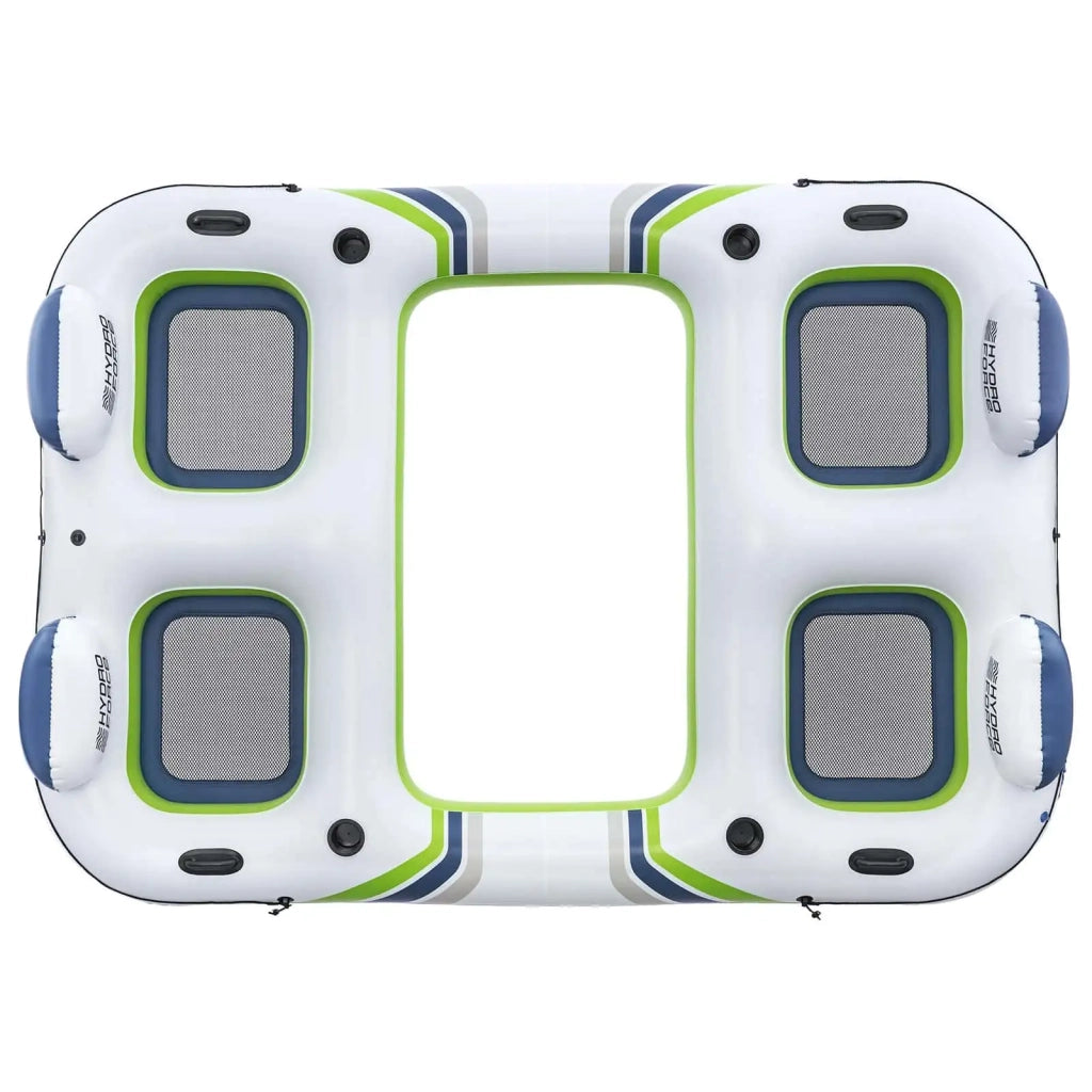 Bestway Isola galleggiante Hydro-Force Bianco e Blu e Verde PVC 42035720