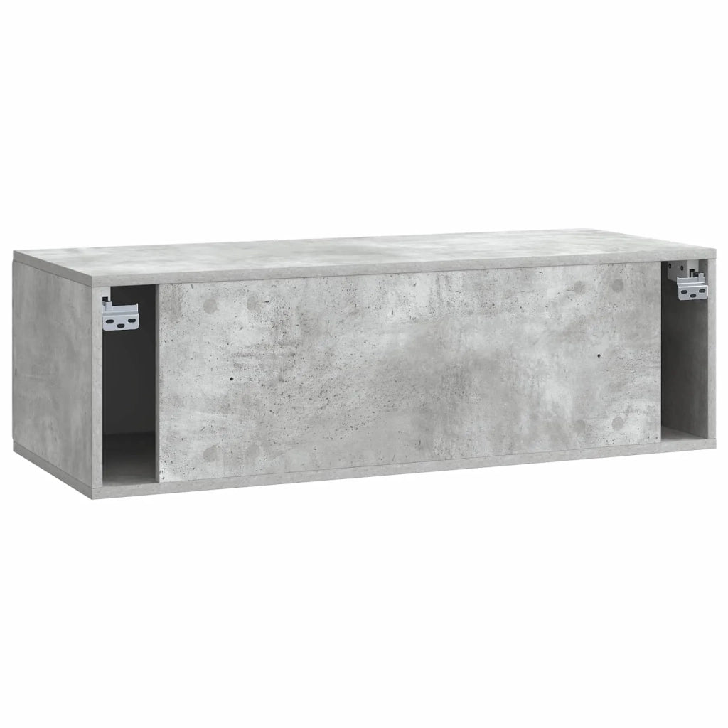 Mobile Porta TV da Muro Grigio Cemento 98 x 41 x 30 cm