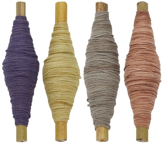 Set di fili per sashiko a 4 colori, 35 metri di filato di cotone per patchwork e ricamo