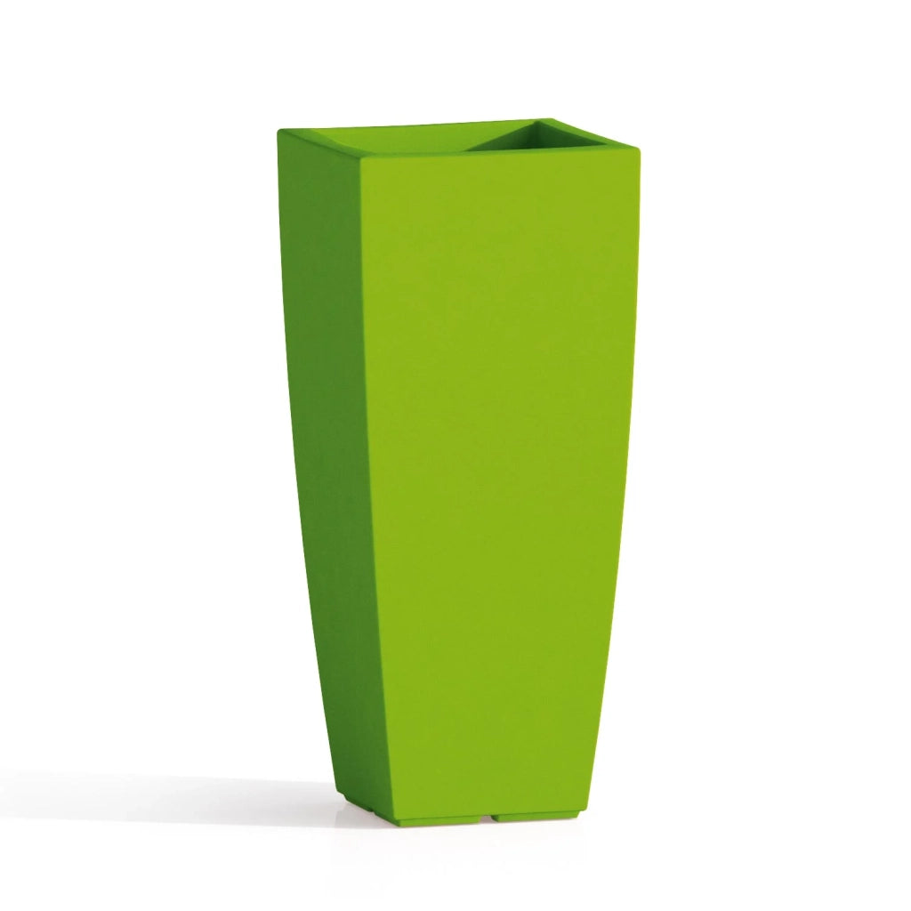 Vaso Agave In Resina Quadrato Verde H70 33x33Cm