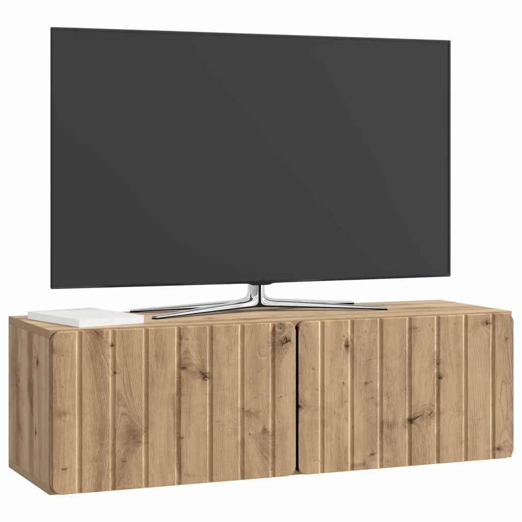 Mobile Porta TV da Muro Rovere Artigianale 98 x 31 x 30 cm