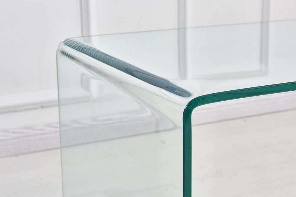 Tavolino in Vetro Temperato Trasparente da Salotto ¨C MINIMAL ¨C Design Moderno