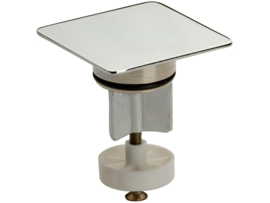 Tappo grande in ottone cromato per scarico automatico con piletta