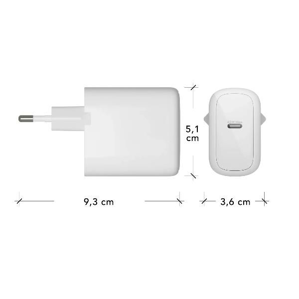 Re-charge-eu wall charger-usb-c45w - CH45EUWH7112