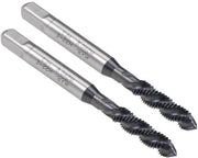 Set di viti a vite a doppio fine M5 x 0,8 mm - tolleranza H2 - rivestimento di nitrurazione HSS - progetto a spirale - resistente ai shock e resistente all'usura - viti a vite