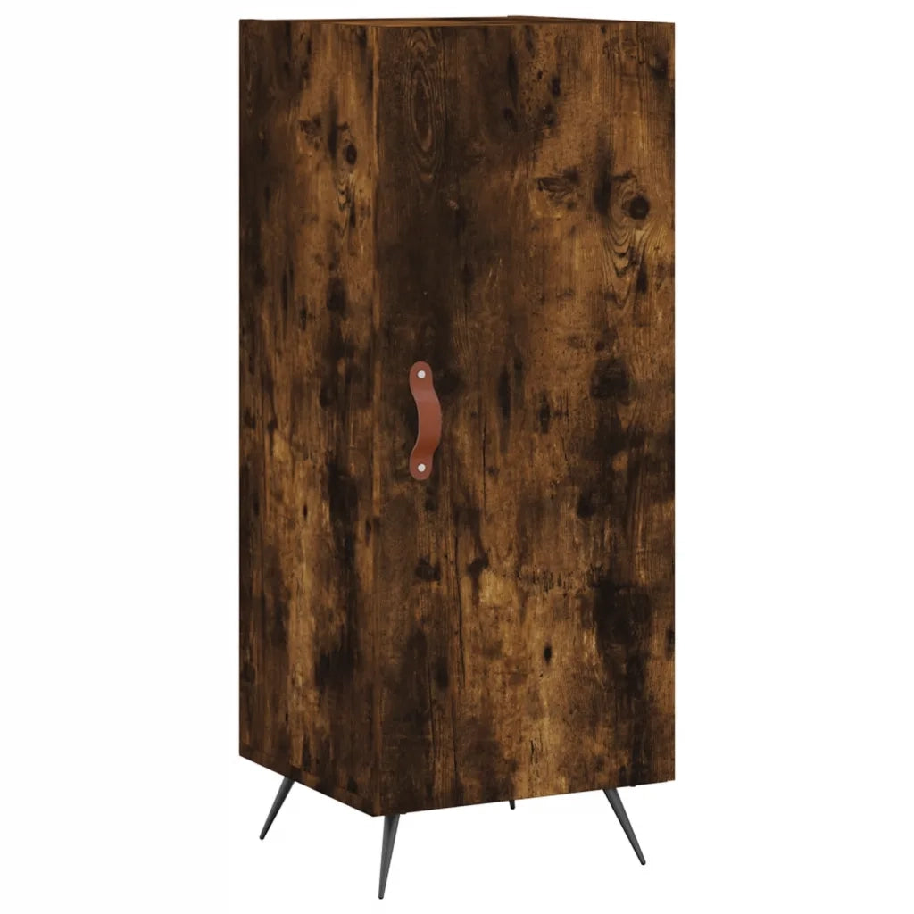 Credenza | Madia | Buffet da pranzo | Armadio da pranzo Rovere Fumo 34,5x34x90 cm in Legno Multistrato