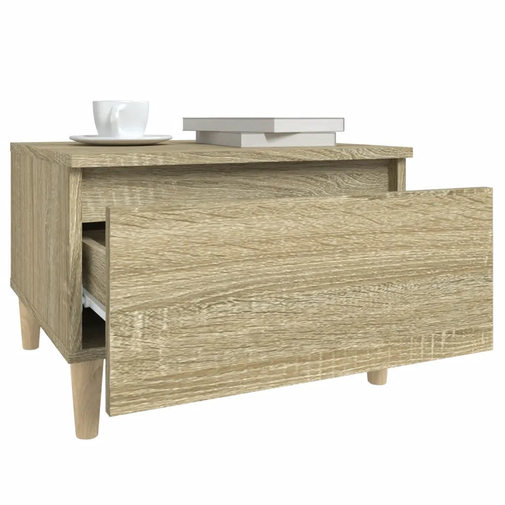 Tavolini 2pz Rovere Sonoma 50x46x35 cm in Legno Multistrato 819507