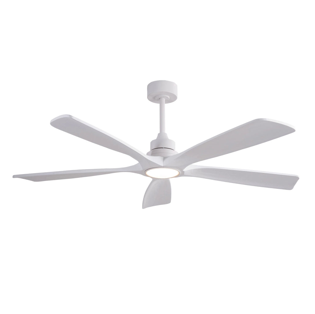 Ventilatore da soffitto 42" con LED 3CCT, motore DC reversibile, telecomando, bianco