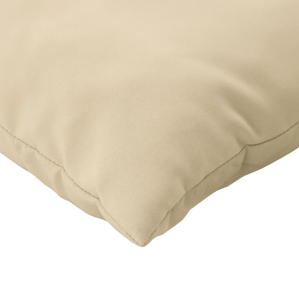 Cuscini per Divano 4 pz Beige 50x50 cm in Tessuto
