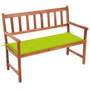 Panca da Giardino con Cuscino 120 cm in Massello di Acacia cod mxl 45890