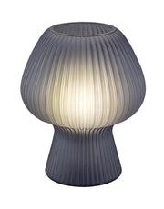 Lampada comodino in vetro fumé E14 Vinelle Rabalux