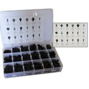 Trade Shop - 190 Pz Plastica Trim Clip Rivetti Clip Kit Fermi Di Spinta Auto Paraurti Porta -