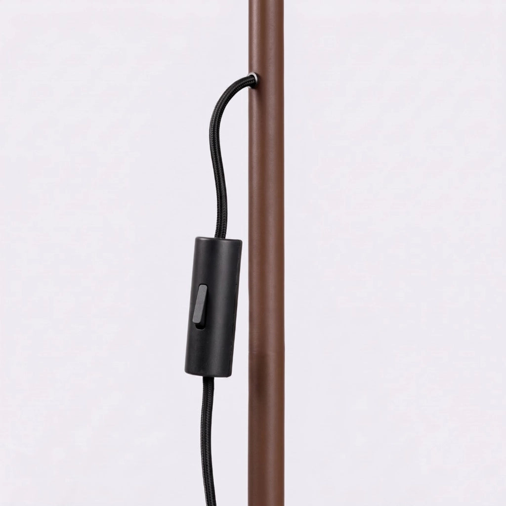 Lampada da terra NOX marrone
