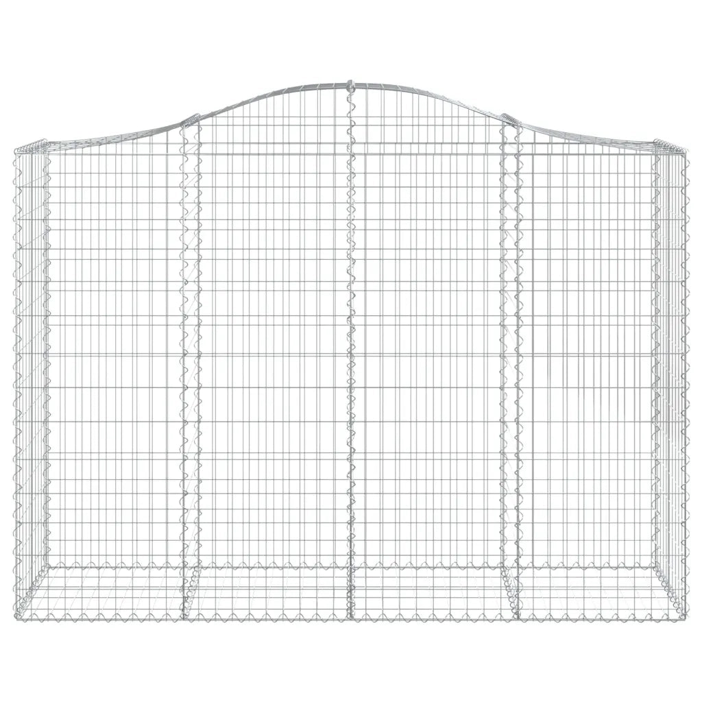 Cesti Gabbioni ad Arco 40 pz 200x50x140/160 cm Ferro Zincato 3145700