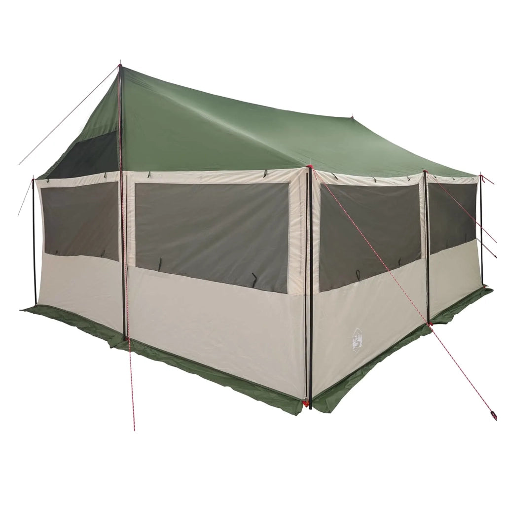 Tenda Familiare Verde 450 x 400 x 265 cm Poliestere e Acciaio 42028599