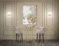 Stampa Dipinta Flowery cm 80X3X120