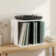 Storage per dischi in vinile Bianco 42 x 33 x 36 cm 8012834
