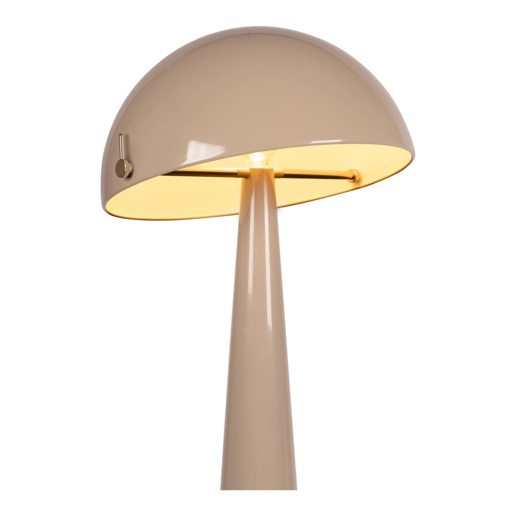 Lampada da terra BARONE 1 luce taupe metallo Lucide