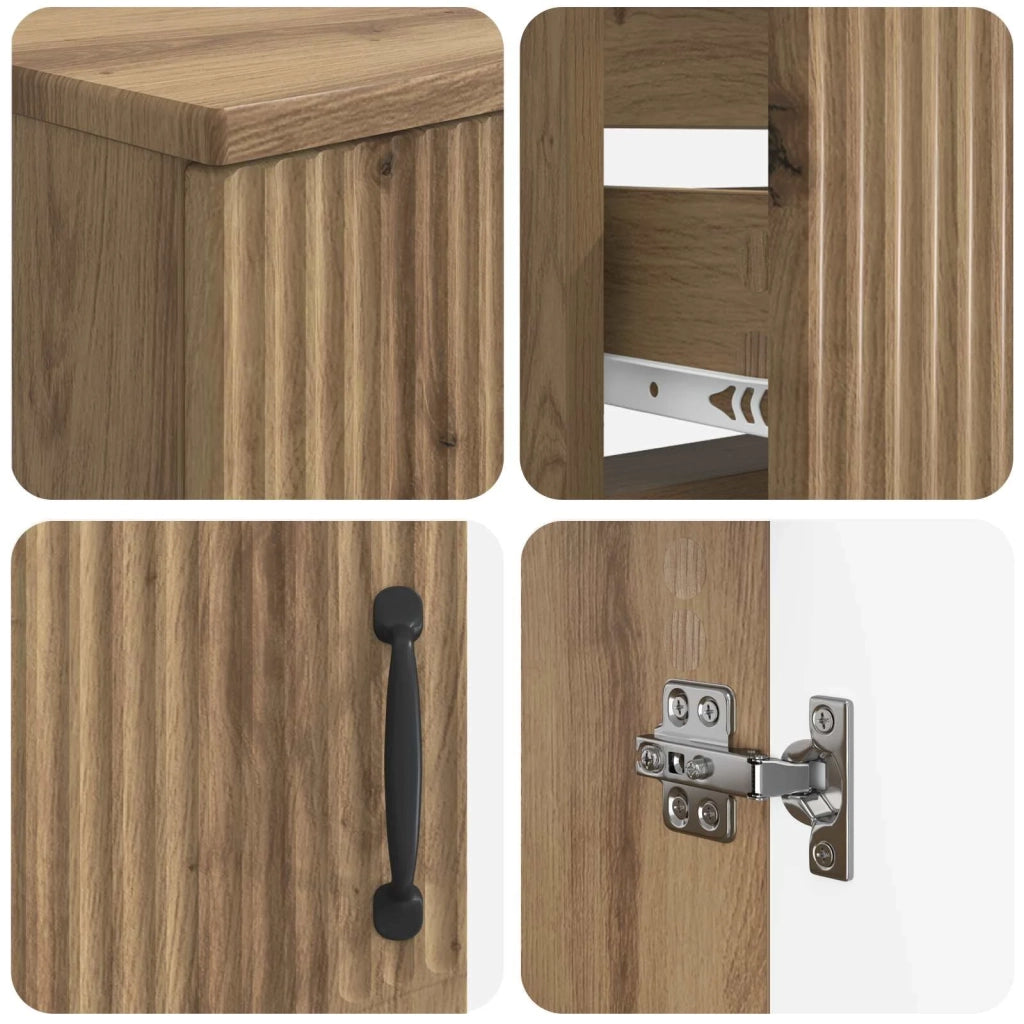 Set di armadietti da bagno in 3 pezzi HOORN 3417881