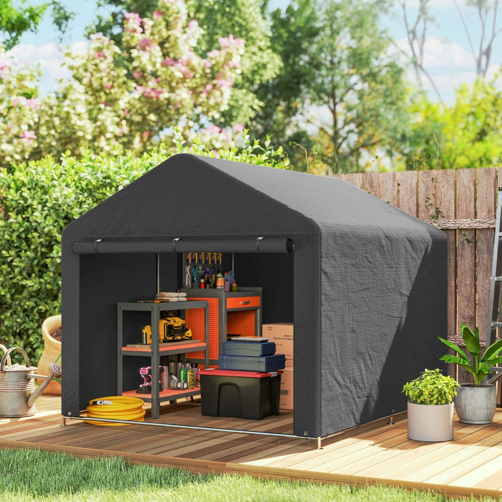 Tenda da Giardino Impermeabile ¨C zephmum ¨C 200x238x183 cm Grigio