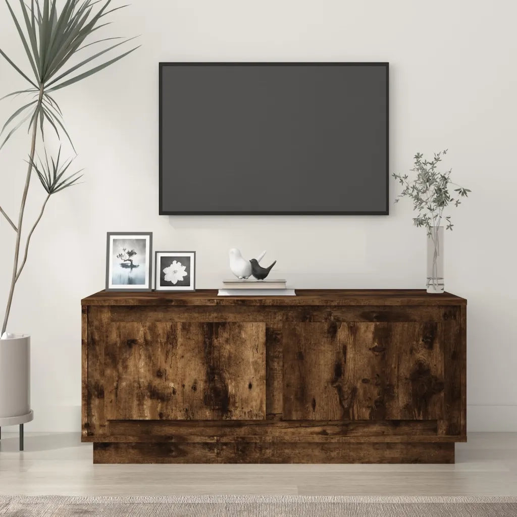 Tavolino da salotto | Tavolino da caff¨¨ | Tavolino da Soggiorno Rovere Fumo 102x50x44 cm Legno Multistrato