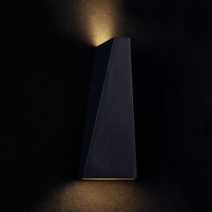 Lampada da parete Outdoor in Metallo Times Square Nero