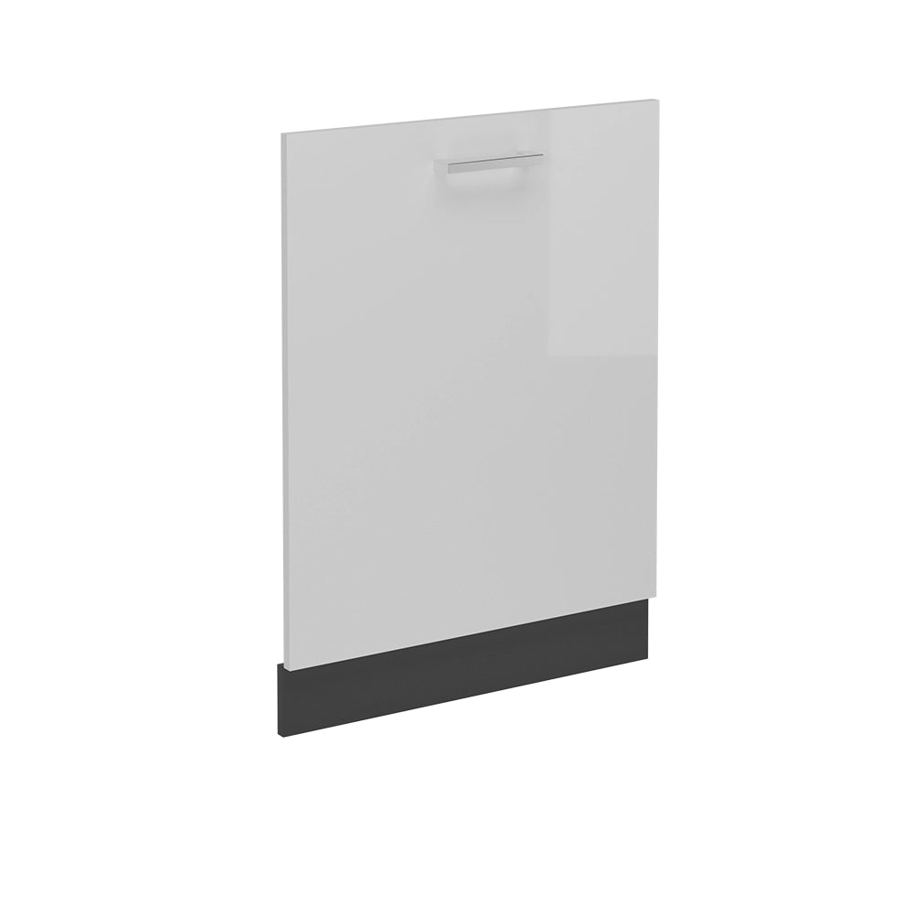 Pannello frontale della lavastoviglie R-Line Bianco lucido/Antracite 60 cm senza piano di lavoro Vicco