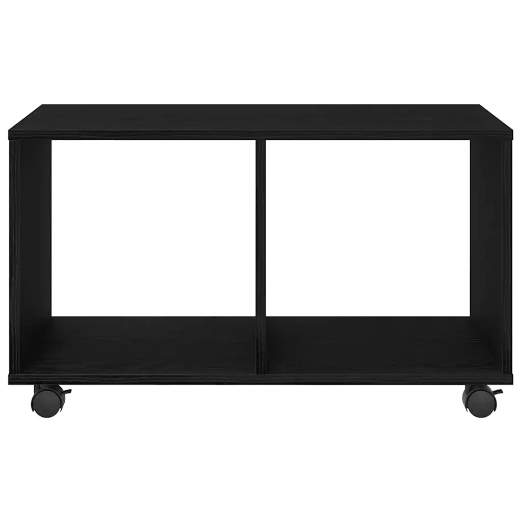 Tavolino Rovere Nero 72 x 33 x 42,5 cm Legno ingegnerizzato 868061