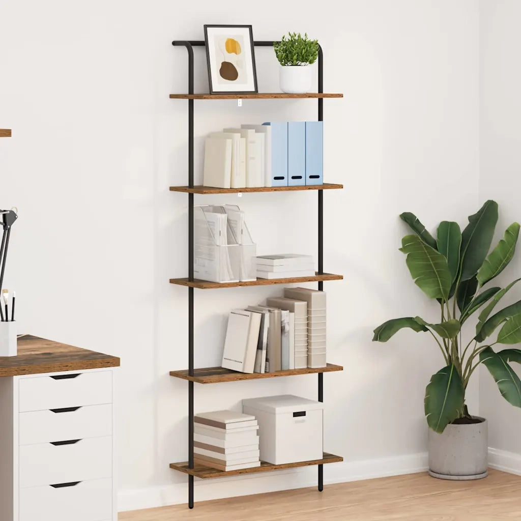 Libreria Legno vecchio 60 x 24 x 168 cm Legno multistrato 879969
