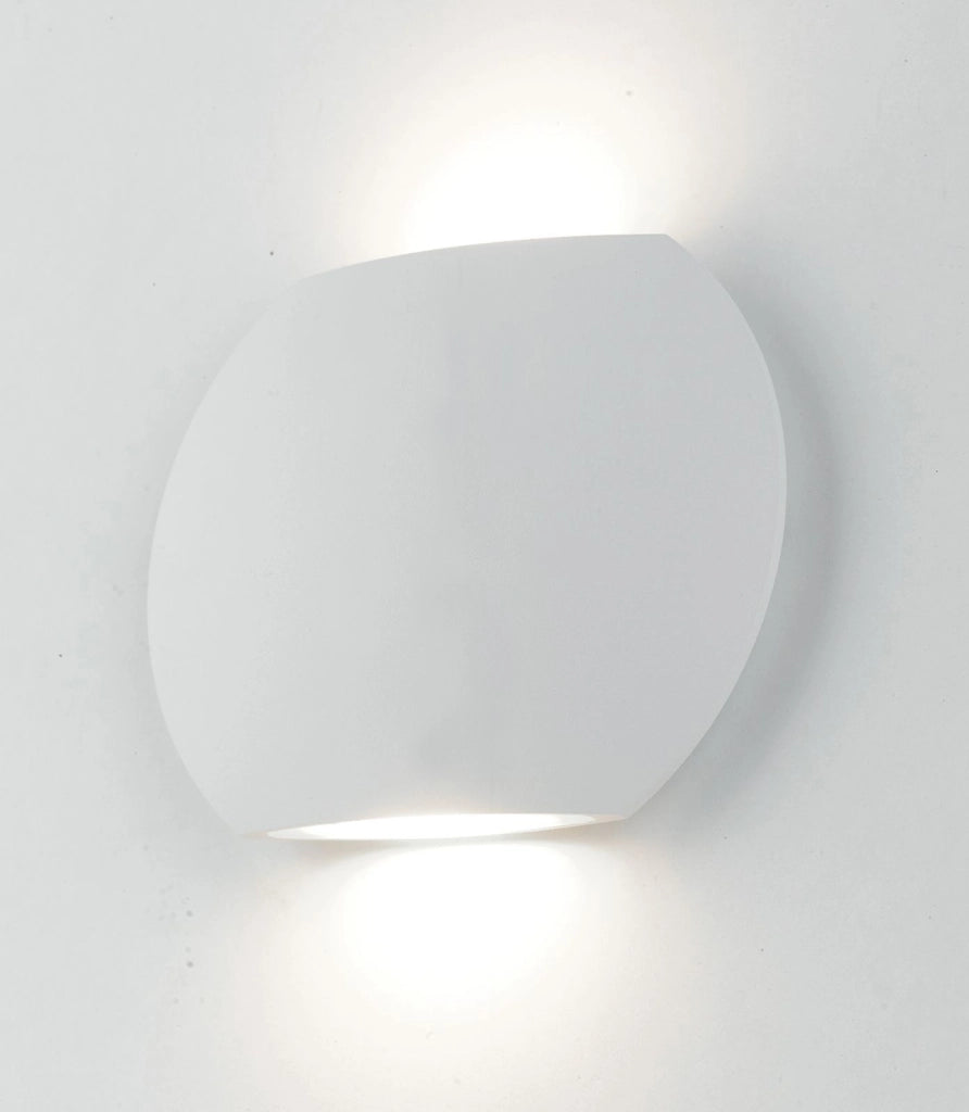 APPLIQUE BIEMISSIONE LED MIURA BIANCA 6W 520LM CCT 3000K / 4000K IP54 16X3,5X12,8CM