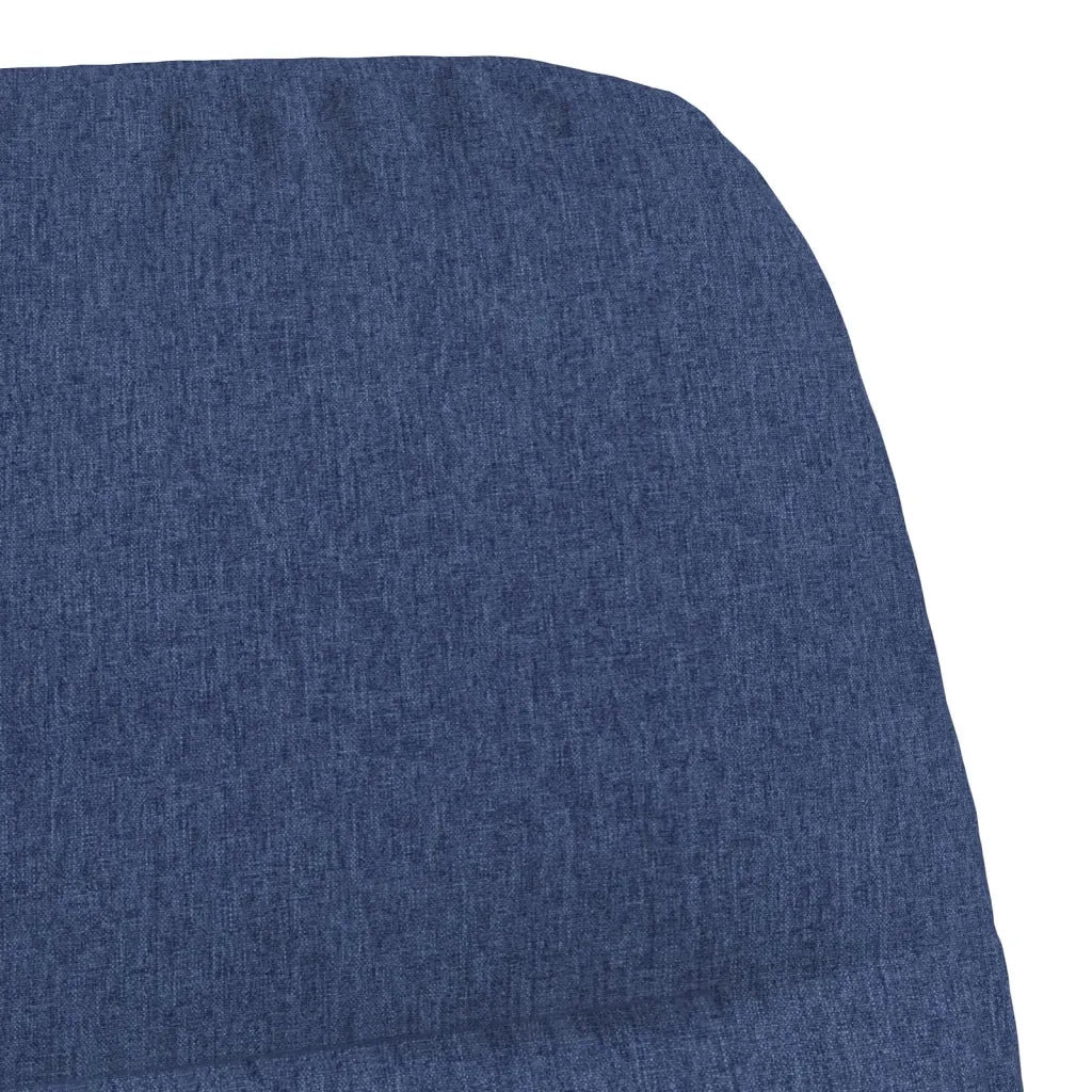 Sedia a Dondolo Blu in Tessuto CFW8136625