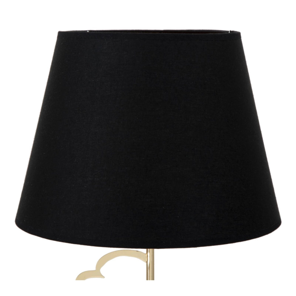 Lampada da Tavolo VKH126, Nero, Metallo, 30x30x54,5 cm