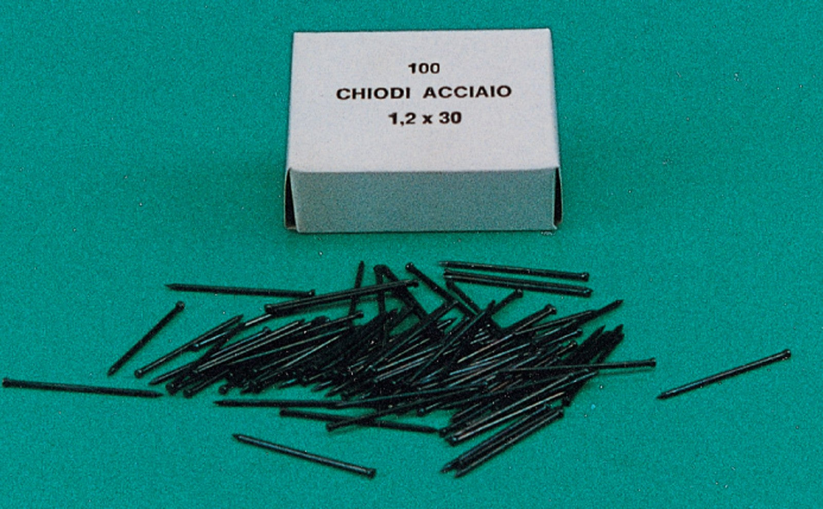 chiodini gruppini acciaio 7x25 mm scatola 100 pz cod:ferx.57196